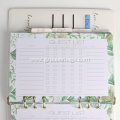 Loose Leaf White Leather Wedding Planning Journal